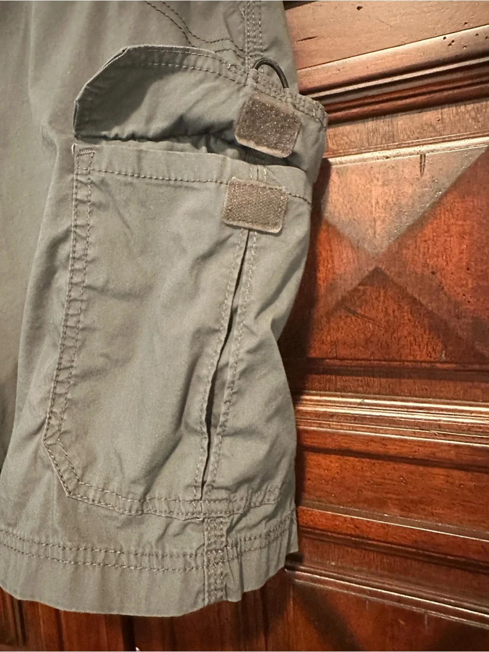 50 Lee STRETCH Men's EXTREME MOTION Cargo Shorts in Olive